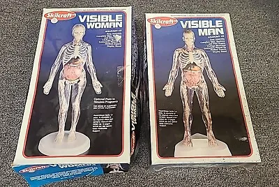 Lot Of 2 Skilcraft Visible Man Woman Human Anatomy Model Kit # 40155  40155 Old • $59.99