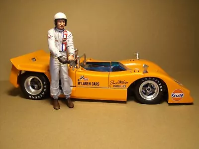 1/18 Figure  Bruce Mc Laren  Racing Suit  Vroom  Painted  For  Spark  Cmr  Gmp • $140