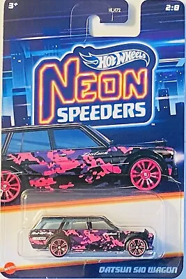 2024 HOT WHEELS Neon Speeders - Datsun 510 Wagon 2/8 • $12