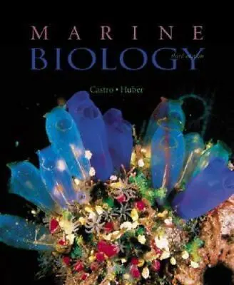 Marine Biology Hardcover Peter Huber Michael E. Castro • $5