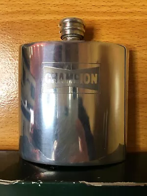 £16.99 • Buy Vintage Champion Spark Plugs Hand Crafted Sheffield Pewter Hip Flask 4oz ABPC