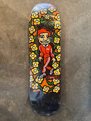 Krooked Mark Gonzales Sweatpants Gonz N Roses 8.5 RARE NOS Skateboard Deck • $98