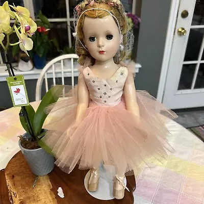 Madame Alexander Vintage 1954 Margot Ballerina Doll 18” All Original • $64.99