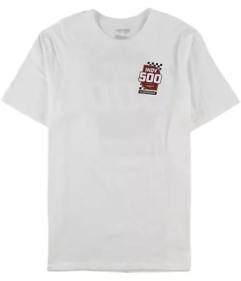 Indy 500 Mens White Event Graphic T-Shirt White Large • $16.20