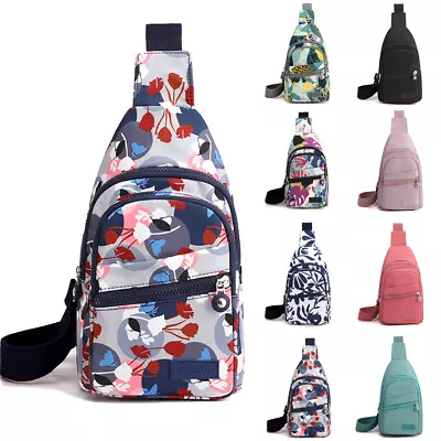 Women's Chest Bag Pack Outdoor Travel Sport Shoulder Sling Backpack Cross Body • $5.89