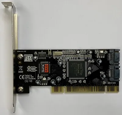 Syba PCI Serial ATA Host Controller Card Internal SATA RAID F-SA3112-2IR-01-HN01 • £19