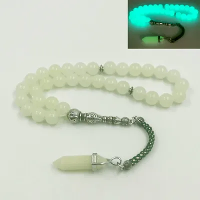 Tasbih Luminous Stone Arabic Fashion Bracelet Muslim Prayer Beads • $11.52