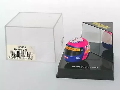 F1 Onyx 1/12 Lotus Helmet Pedro Lamy HF009 Formula 1 Helmet Diecast GP Racing • $12.89