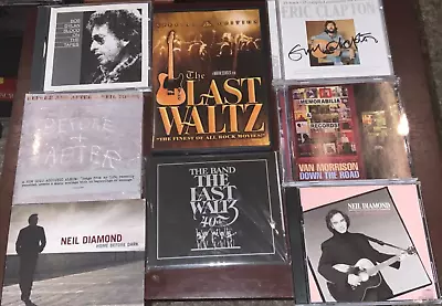 10-CD/DVD Lot The Band Last Waltz Bob Dylan Neil Young Live Van Morrison Diamond • $33.88