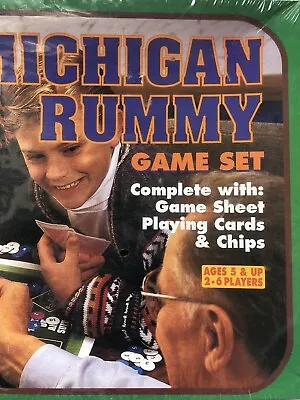 Vtg Michigan Rummy Game Set 1994 Fundex Games New Sealed Board Game • $20