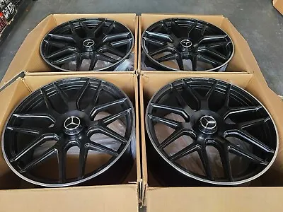 22 Amg Wheels Rims Oem Mercedes Benz Gl550 Gls Gl550 Ml550 Ml Gl Gls Set 4 New • $2370.25