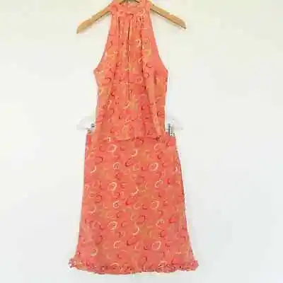 Muse Coral Print 100% Silk Two-Piece Dress • $29.70