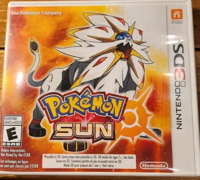 $11 • Buy Pokémon Sun (Nintendo 3DS, 2016) Authentic! Comes With Manual & Case!