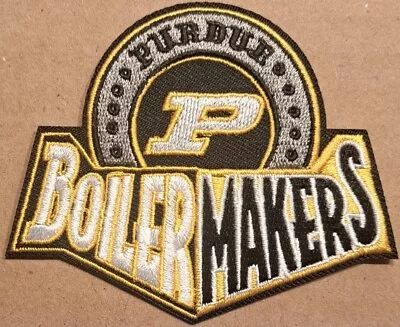 Purdue University Embroidered Iron On Patch • $8