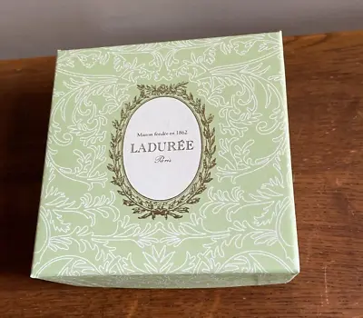 LADUREE Green Square Empty Gift Box With Menu • £8