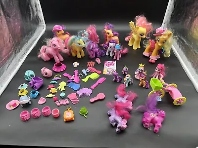 My Little Pony Lot Of 135 Brushable & Mini Figures 2006-2008 Ponies Toys + More • $6.01