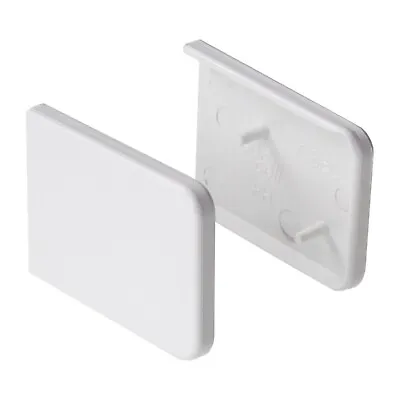 Pair UPVC Short Window Cill End Caps Sill Cap 2x 50mm • £4.09