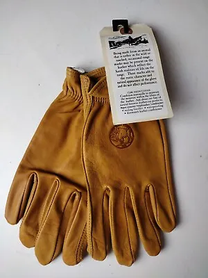 NWT Vintage Handmade Original Bison Glove Works Goatskin Leather Gloves XXS • $45