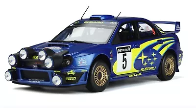 1/18 Otto GT Spirit Subaru Impreza WRC 2001 Network Q Rally Richard Burn  OT391 • $169.95