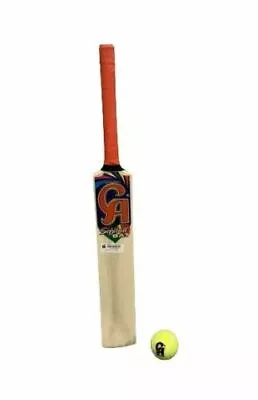 £29.99 • Buy CA Cricket Bat Tape Ball Tennis Ball Wooden Handle Kids Size 4 Free Ball **New