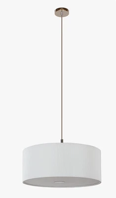 £109.98 • Buy John Lewis Micropleated Diffuser Ceiling Light, Height-adjustable Cable -  Cream