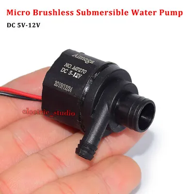 DC12V Micro Mini Mute Brushless Water Pump Submersible Impeller Centrifugal Pump • $3.95