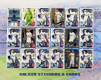 Topps Match Attax 2021/22 Full Tottenham Spurs Team Set All 18 Cards + Foils • £4.75