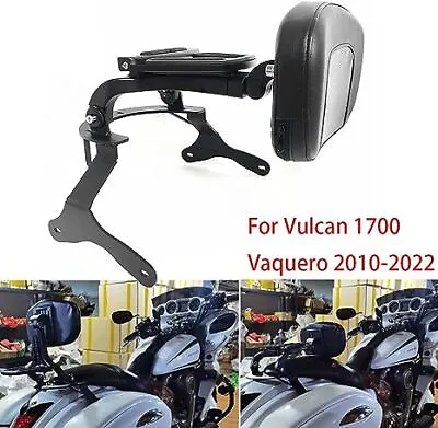 Adjustable Sissy Bar Rear Backrest For Kawasaki Vulcan 1700 Vaquero 2011-2023 • $298.88