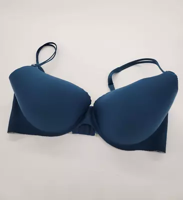 Victoria's Secret Angels Secret Embrace Teal Convertible Demi Underwire Bra 38DD • $20.70