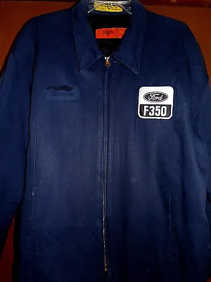 Ford F 350 Truck Mechanic-shop Work Insulated Jacket Used/recycled Size: Xl-reg • $26.95