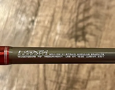 Quantum PT Tour KVD 7'2  1 Piece Medium-Heavy Casting Rod • $101.99