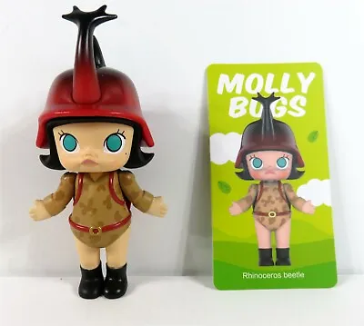 Pop Mart Kennyswork Molly Bugs Mini Figure Rhinoceros Beetle NEW • $11.95