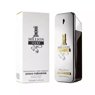 Paco Rabanne 1 Million Lucky 100ml/3.4 Oz EDT Eau De Toilette Spray Men (Tester) • $203.55