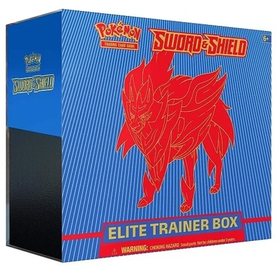 $57.99 • Buy Pokemon TCG Sword & Shield SS1 Base Set Elite Trainer Box Zamazenta Sealed