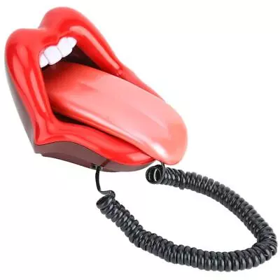 Modern Red Lips Telephone-Landline Decorative Home Phone • £18.64