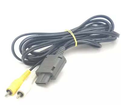 Nintendo Official MONO OEM Audio Video AV Cable For Super SNES Gamecube N64 Used • $10.79