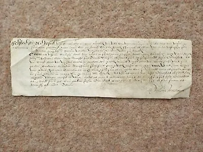 1605 Felsted Essex 17th Century Manuscript Latin Vellum Deed Document • $74.60