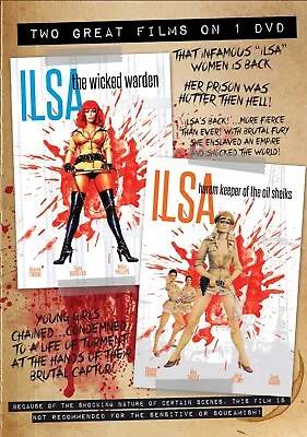 ILSA: Wicked Warden/ Harem Keeper Of The Oil Sheiks DOUBLE FEATURE  NEW DVD • $14.95