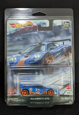 HOT WHEELS PREMIUM McLAREN F1 GTR MODEL IN GULF LIVERY. 2021 BRITISH HORSEPOWER. • £18.99