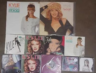 Kylie Minogue Vinyl Record Collection Lot Lp 45s 12 Inch Australia ORIGINAL  • $150