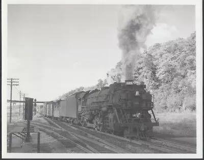 Chesapeake & Ohio K-2 2-8-2 Steam Locomotive #1189 & Freight Photo Bremo VA 1950 • $9.99