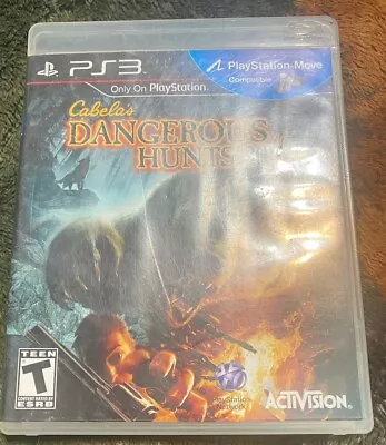 Cabela's Dangerous Hunts 2011 PS3 Playstation 3 Game ONLY (Gun NOT Included) • $7