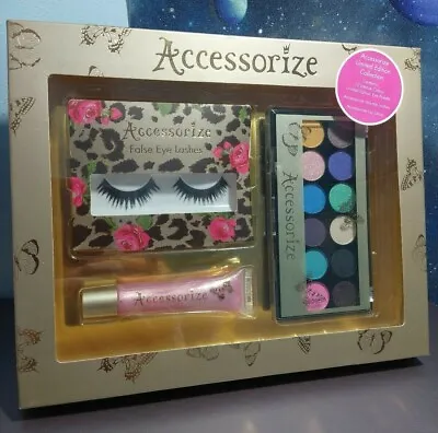 Accessorize Eye Palette Limited Edition Make Up Collection Eyes Lip Gloss Lashes • £14