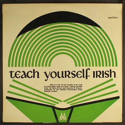 NO ARTIST: Teach Yourself Irish GAEL LINN 12  LP 33 RPM • $12