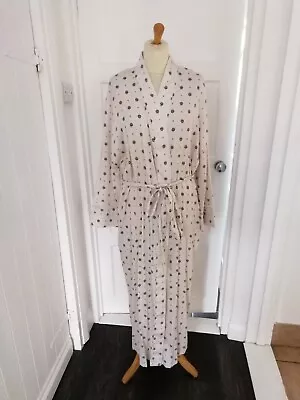 £9.99 • Buy Ladies M&S Autograph Rosie Dressing Gown Robe Size S New With Tag 