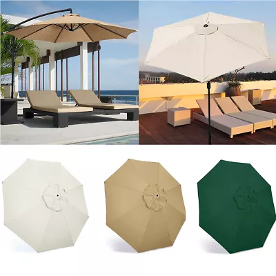 Umbrella Replacement Canopy Outdoor Parasol For 6/8 Ribs Umbrella Canopy Cover • $29.99