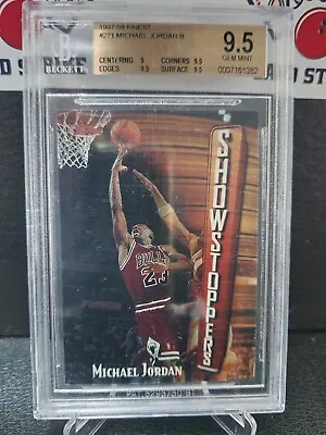 1997-98 Finest Michael Jordan B #271 BGS 9.5 • $299