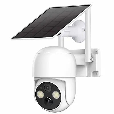 4MP Wireless WiFi Solar Camera Wireless Outdoor Camera 360° PTZ Security Camera • $40.99