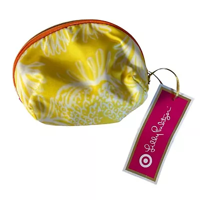 Lilly Pulitzer X Target Round Top Travel Clutch Makeup Bag Pineapple New NWT • $19.99