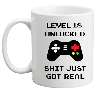 18th Birthday Mug/gamer/level Unlocked Gift For Him/men/her/women/men/rude Mug • £8.95